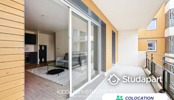 Colocation tudiante Studio à Rouen (76100)