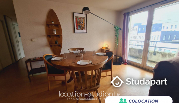 Colocation tudiante Studio à Rouen (76100)
