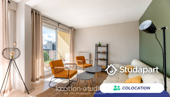Colocation tudiante Studio à Rouen (76100)