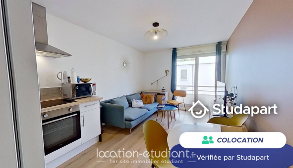 Colocation tudiante Studio à Rouen (76100)