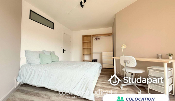 Colocation tudiante Studio à Rouen (76100)
