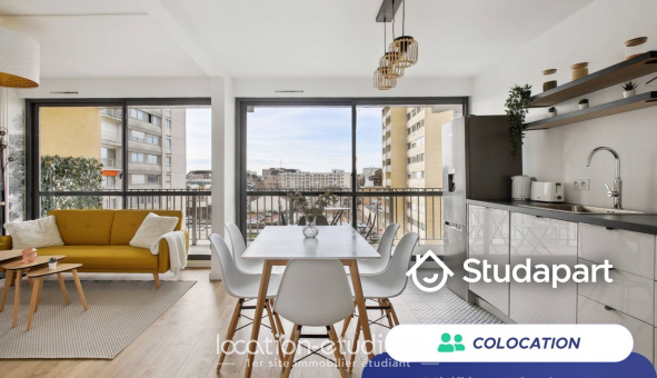 Colocation tudiante Studio à Rouen (76100)
