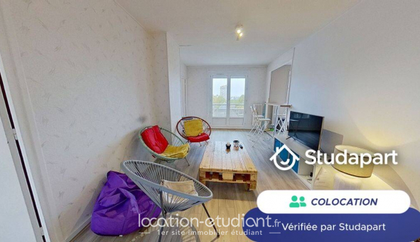 Colocation tudiante Studio à Rouen (76100)