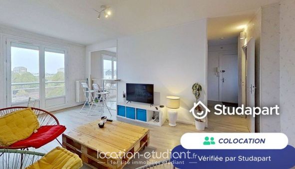 Colocation tudiante Studio à Rouen (76100)