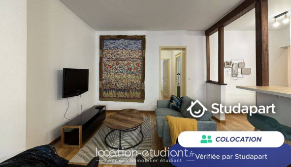 Colocation tudiante Studio à Rouen (76100)