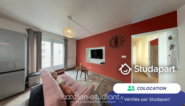 Colocation tudiante Studio à Rouen (76100)