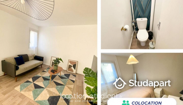 Colocation tudiante Studio à Rouen (76100)