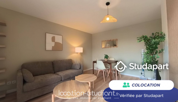 Colocation �tudiante Studio &agrave; Rouen (76100)