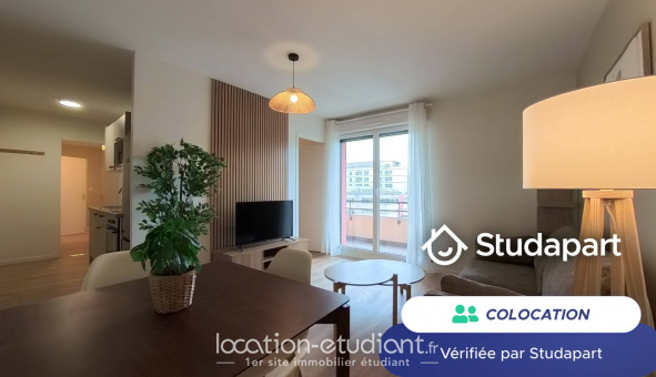 Colocation �tudiante Studio &agrave; Rouen (76100)