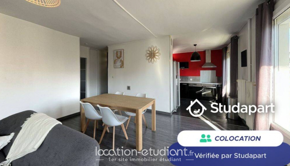 Colocation �tudiante Studio &agrave; Rouen (76100)