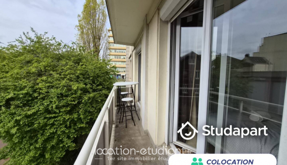 Colocation �tudiante Studio &agrave; Rouen (76100)