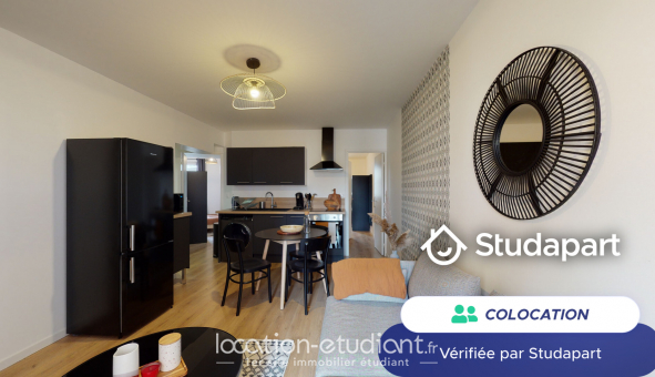 Colocation tudiante T3 à Rouen (76100)