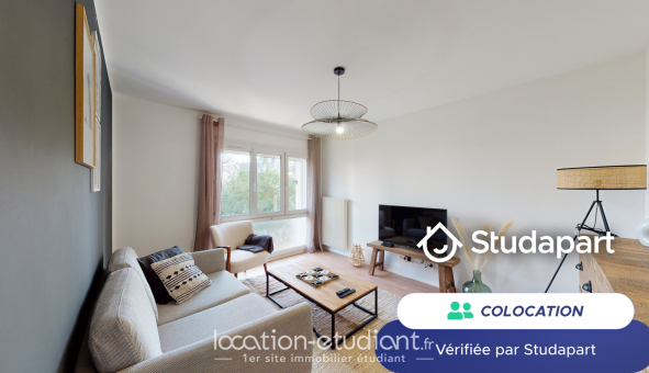 Colocation tudiante Studio à Rouen (76100)