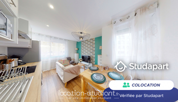 Colocation étudiante T3 à Rouen (76100)