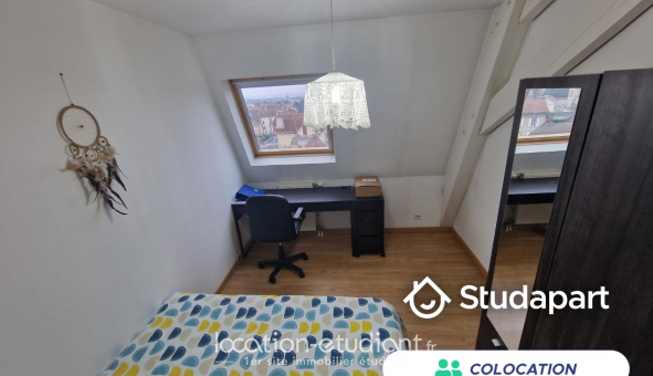Colocation tudiante Chambre dans une colocation de 12m2