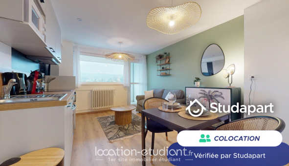 Colocation �tudiante Studio &agrave; Saint �tienne (42100)