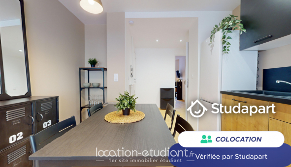 Colocation tudiante Studio à Saint tienne (42100)