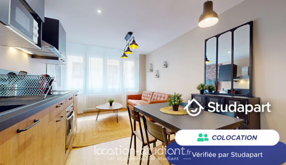 Colocation tudiante Studio à Saint tienne (42100)