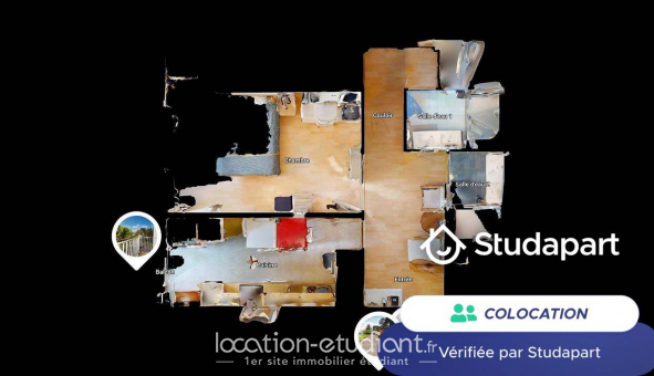 Colocation tudiante Studio à Saint Herblain (44800)