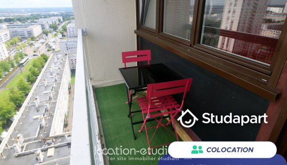 Colocation �tudiante Studio &agrave; Saint Herblain (44800)