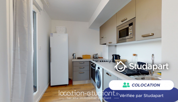Colocation �tudiante Studio &agrave; Saint Ouen (93400)