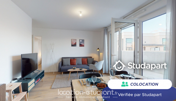 Colocation �tudiante Studio &agrave; Saint Ouen (93400)