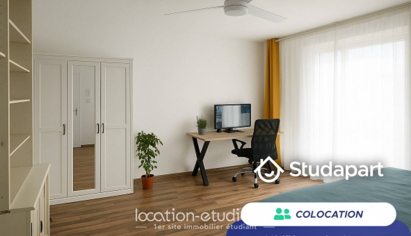 Colocation tudiante Studio à Saint Quentin (02100)