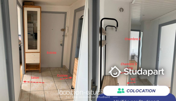 Colocation �tudiante Studio &agrave; Seyssinet Pariset (38170)