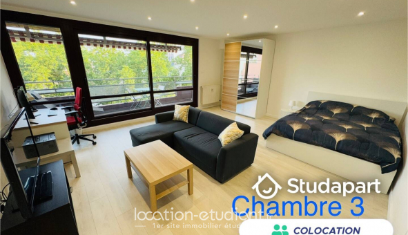 Colocation �tudiante Studio &agrave; Strasbourg (67000)