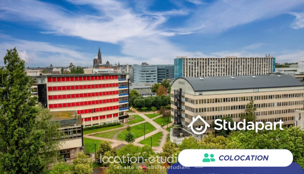 Colocation étudiante T4 à Strasbourg (67000)