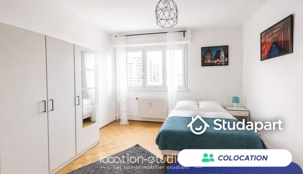 Colocation étudiante T4 &agrave; Strasbourg (67000)