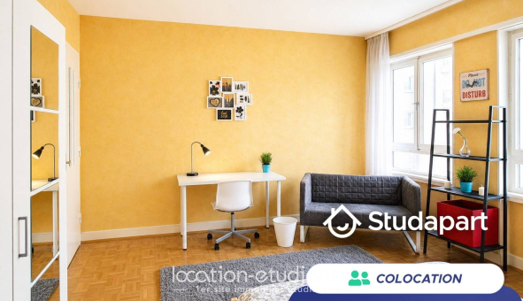 Colocation étudiante T4 &agrave; Strasbourg (67000)