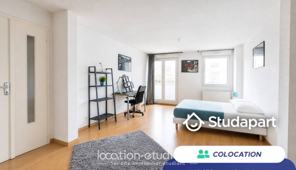 Colocation étudiante T4 &agrave; Strasbourg (67000)