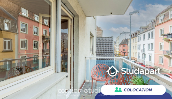 Colocation �tudiante T3 &agrave; Strasbourg (67000)