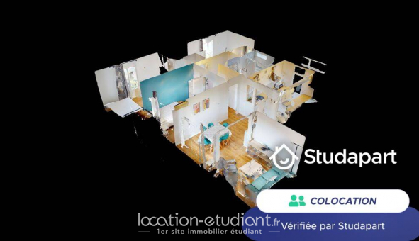 Colocation �tudiante Studio &agrave; Talence (33400)