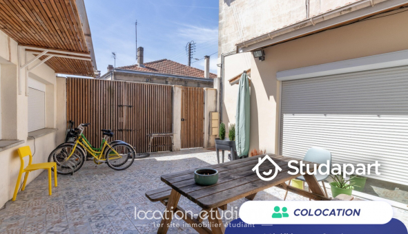 Colocation �tudiante Studio &agrave; Talence (33400)