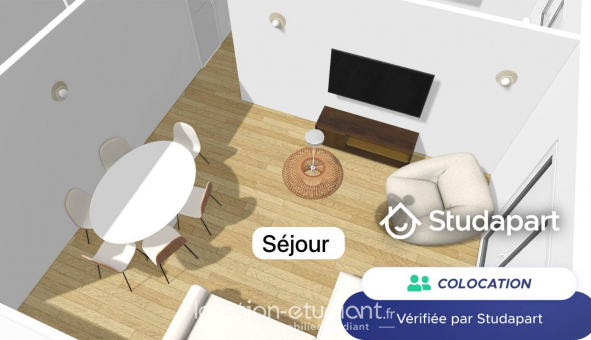 Colocation tudiante Studio à Taverny (95150)