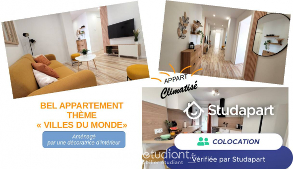 Colocation tudiante Studio à Toulon (83200)