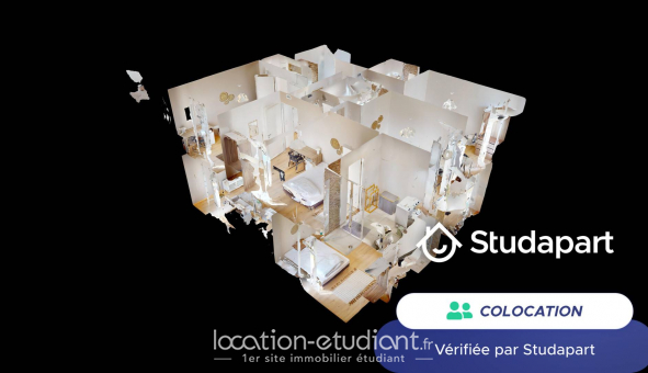 Colocation �tudiante Studio &agrave; Toulouse (31500)