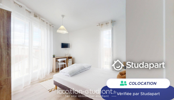 Colocation tudiante Chambre dans une colocation de 14m2