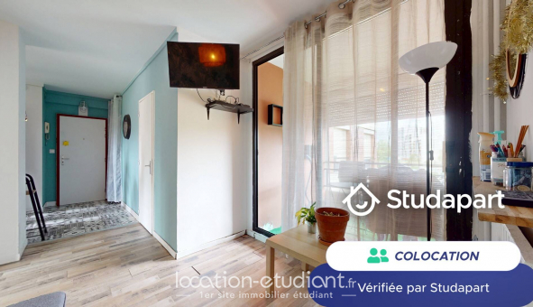 Colocation étudiante Chambre dans une colocation de 14m2