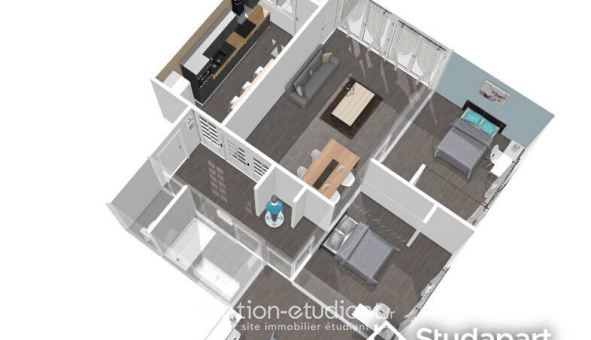 Colocation tudiante Studio à Toulouse (31500)