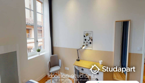 Colocation �tudiante Studio &agrave; Toulouse (31500)