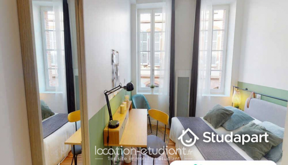 Colocation �tudiante Studio &agrave; Toulouse (31500)