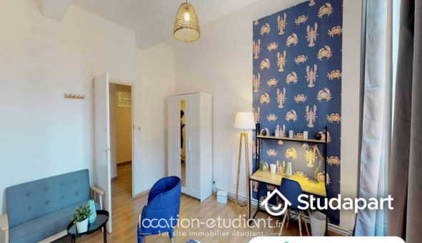 Colocation �tudiante Studio &agrave; Toulouse (31500)