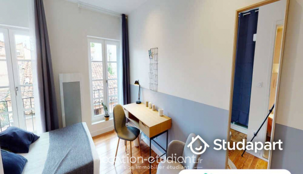 Colocation �tudiante Studio &agrave; Toulouse (31500)