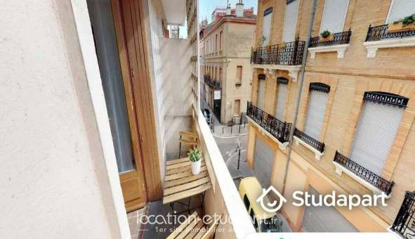 Colocation �tudiante Studio &agrave; Toulouse (31500)