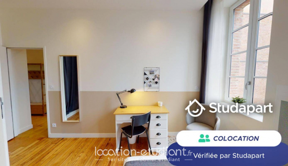 Colocation étudiante Studio à Toulouse (31500)