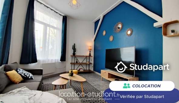 Colocation tudiante Studio à Tourcoing (59200)