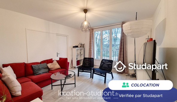 Colocation étudiante Studio à Tours (37000)